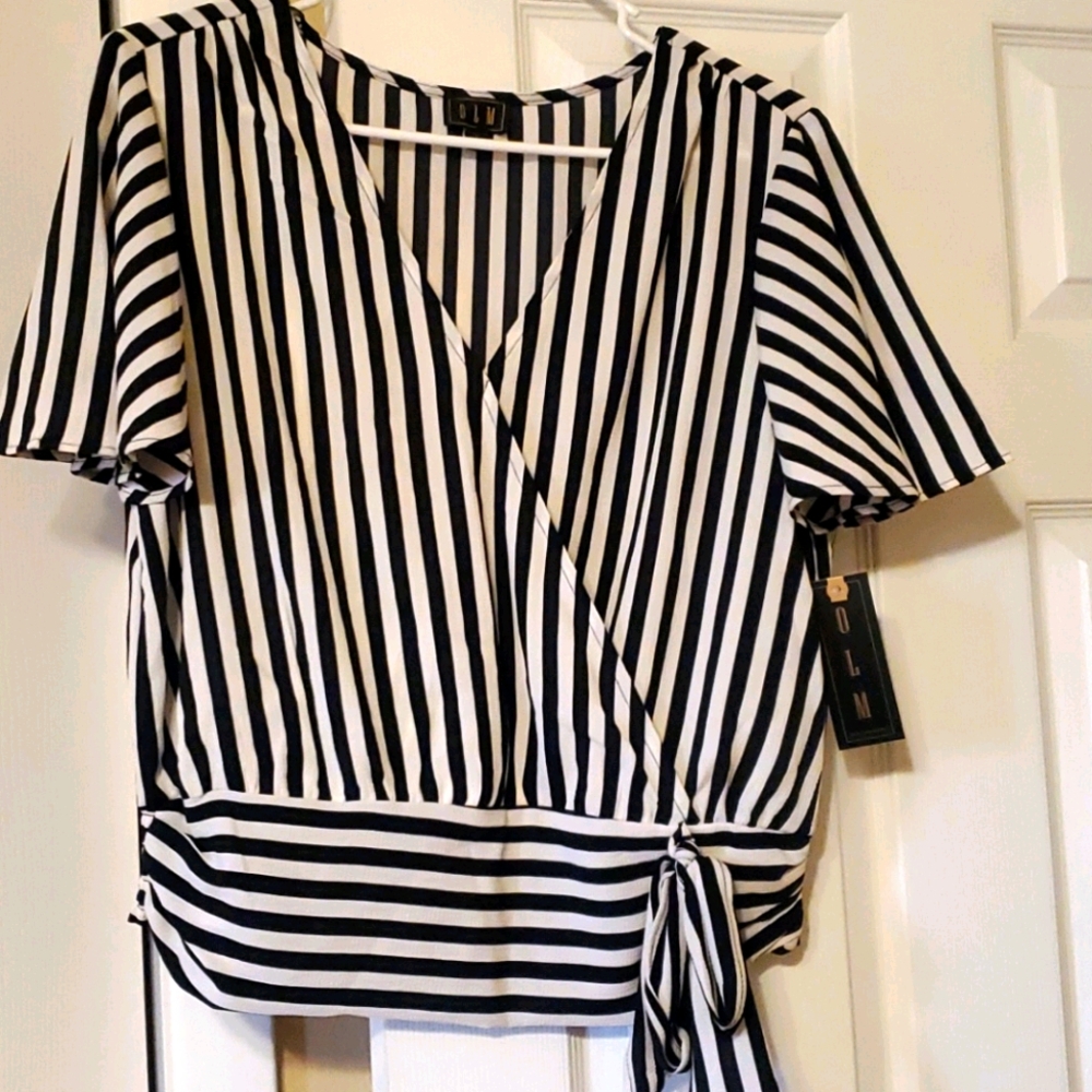 Black and white shirt
